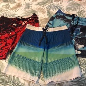 3 Pairs of Boardshorts